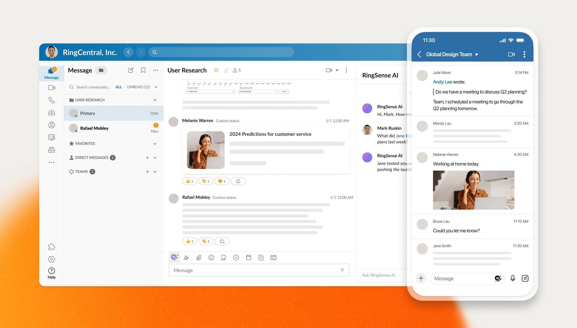 RingCentral unified communication and collaboration