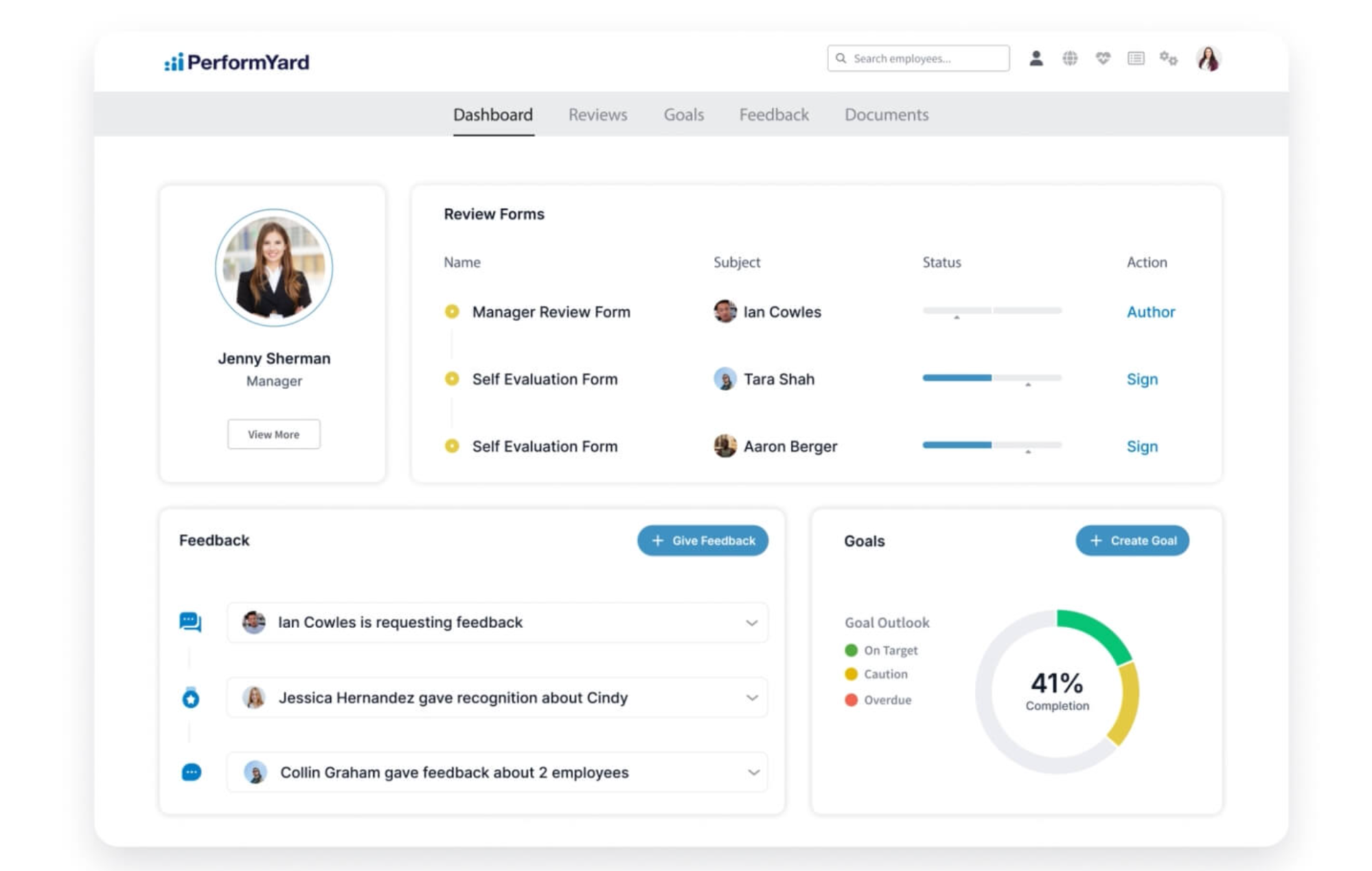 PerformYard performance management