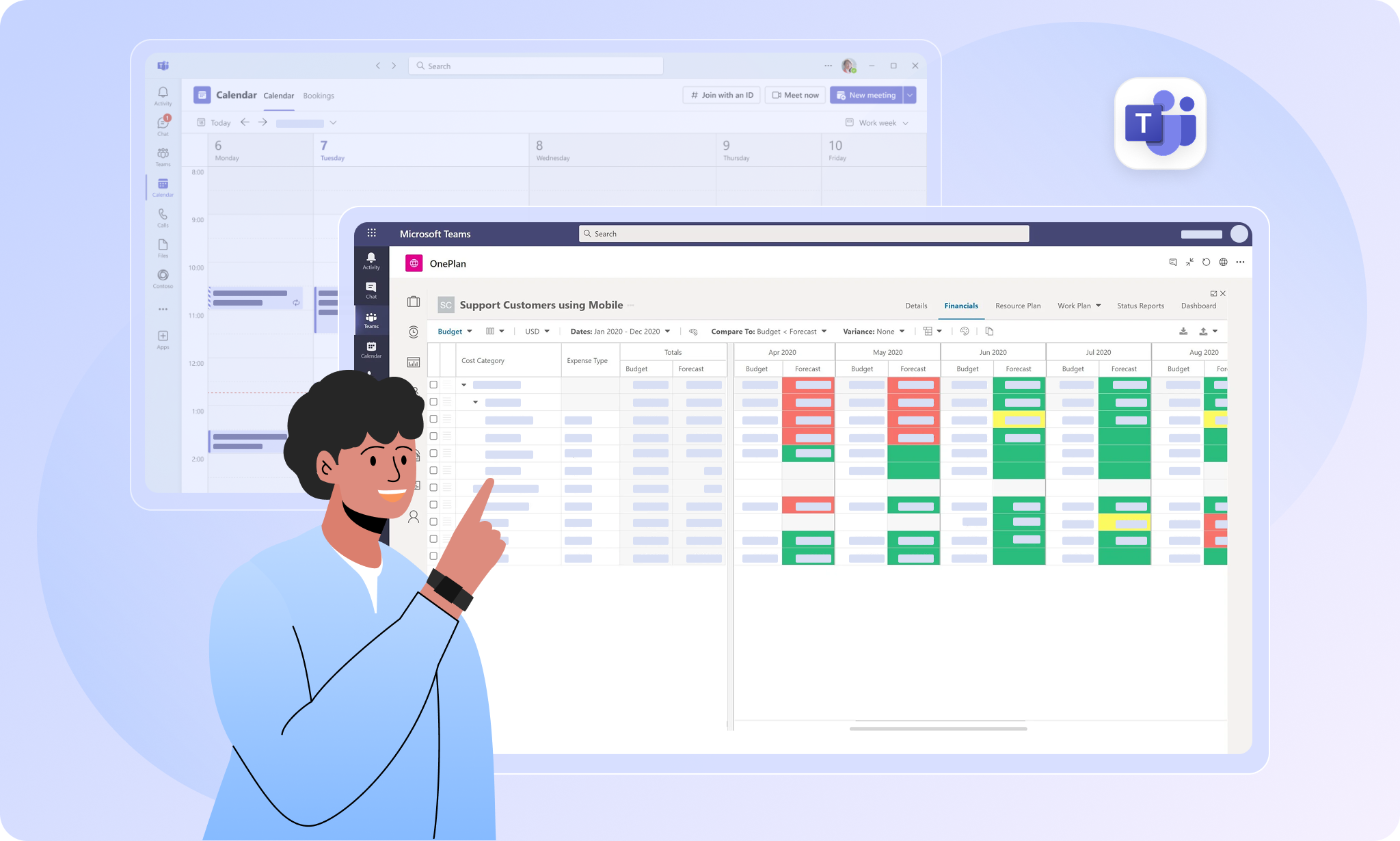 마이크로소프트 팀즈 리뷰 및 기능 분석