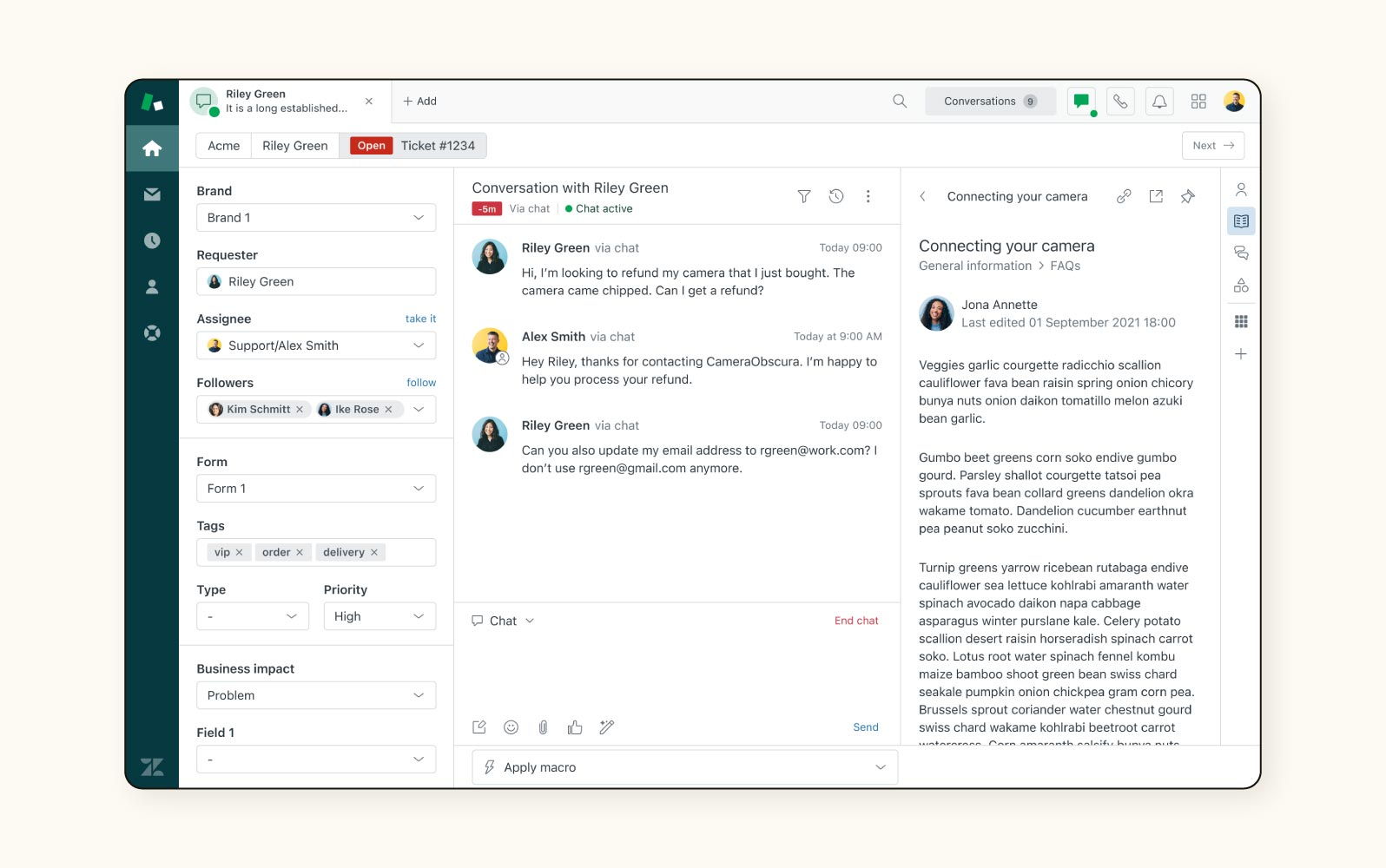 Zendesk Guide: Knowledge base built for customer support