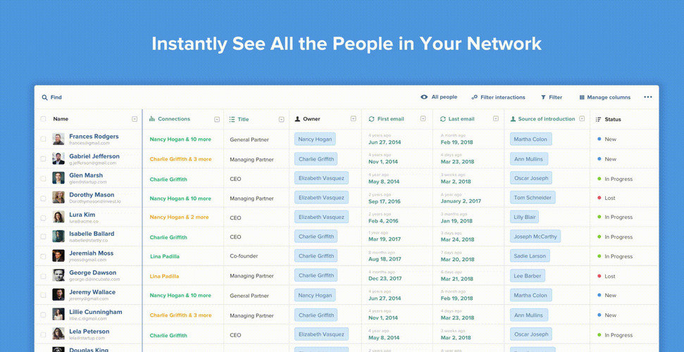 Affinity CRM overview