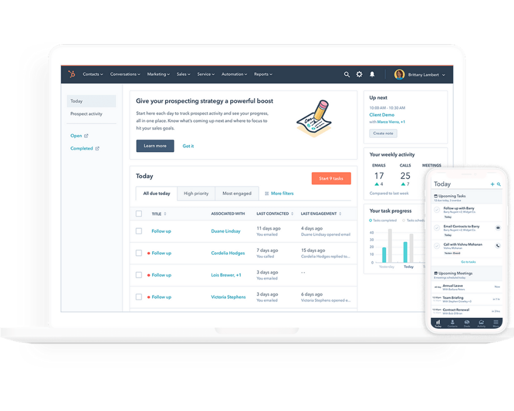 Hubspot CRM for sales
