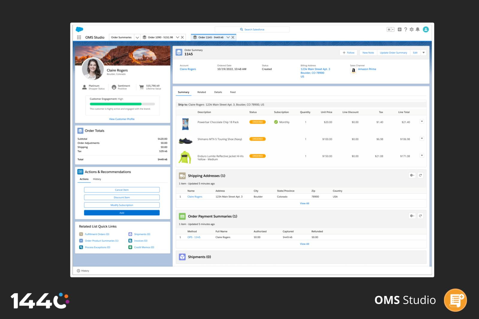 Salesforce OMS for enterprise-grade ecommerce fulfillment platform