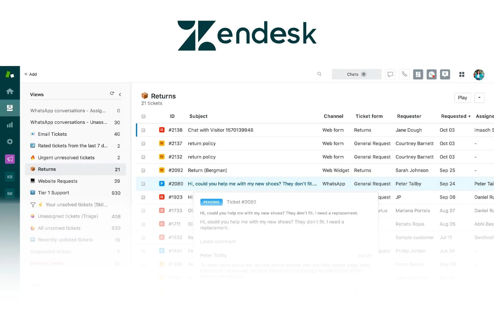 Zendesk: AI ticketing system