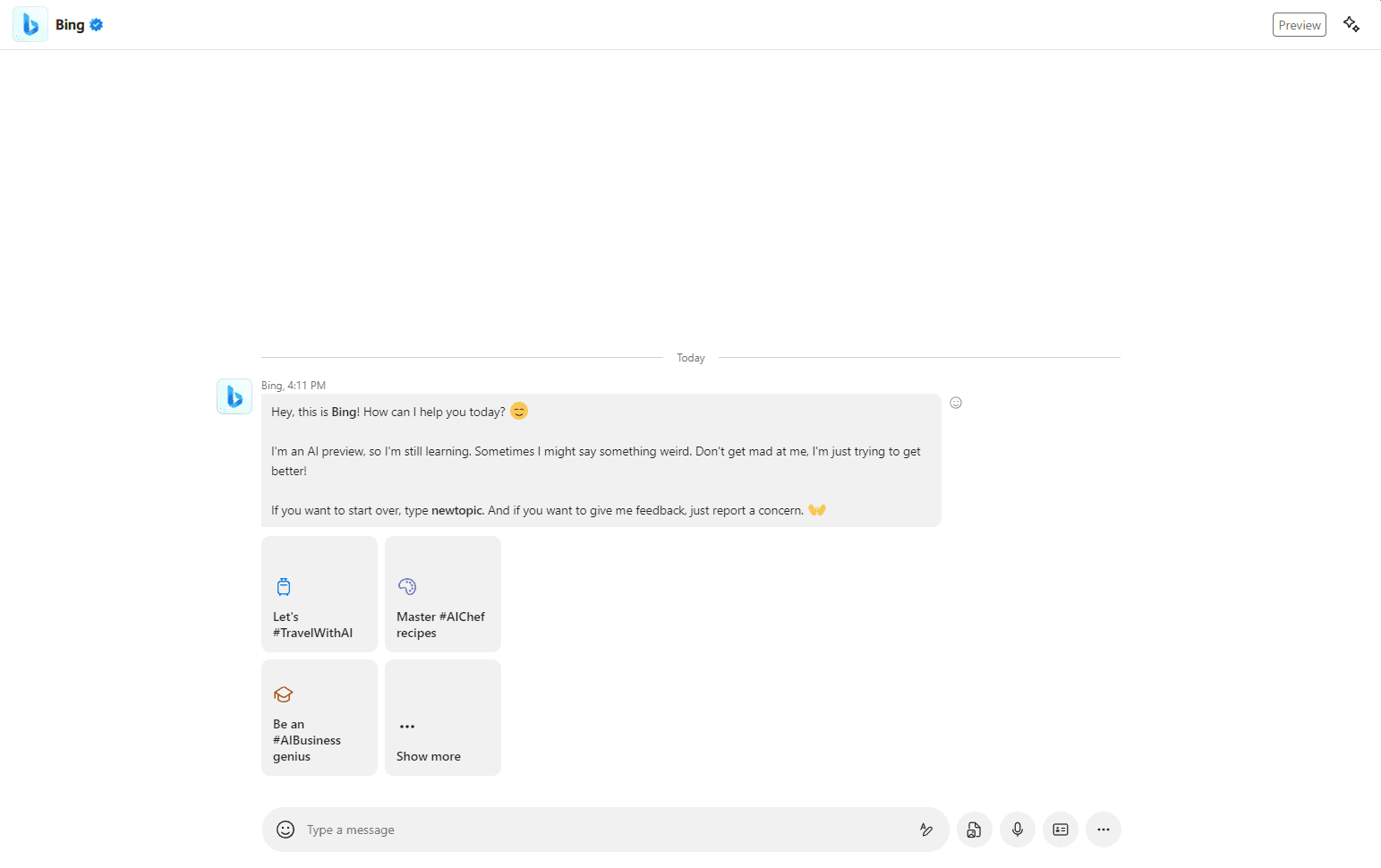 Screenshot of Skype's user interface