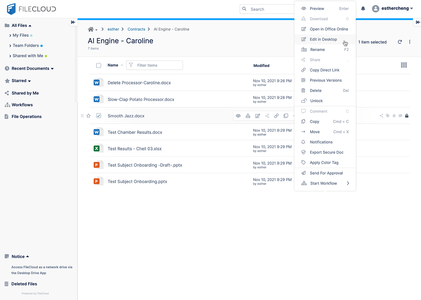 FileCloud is a file sharing solution with cloud and self-hosted options