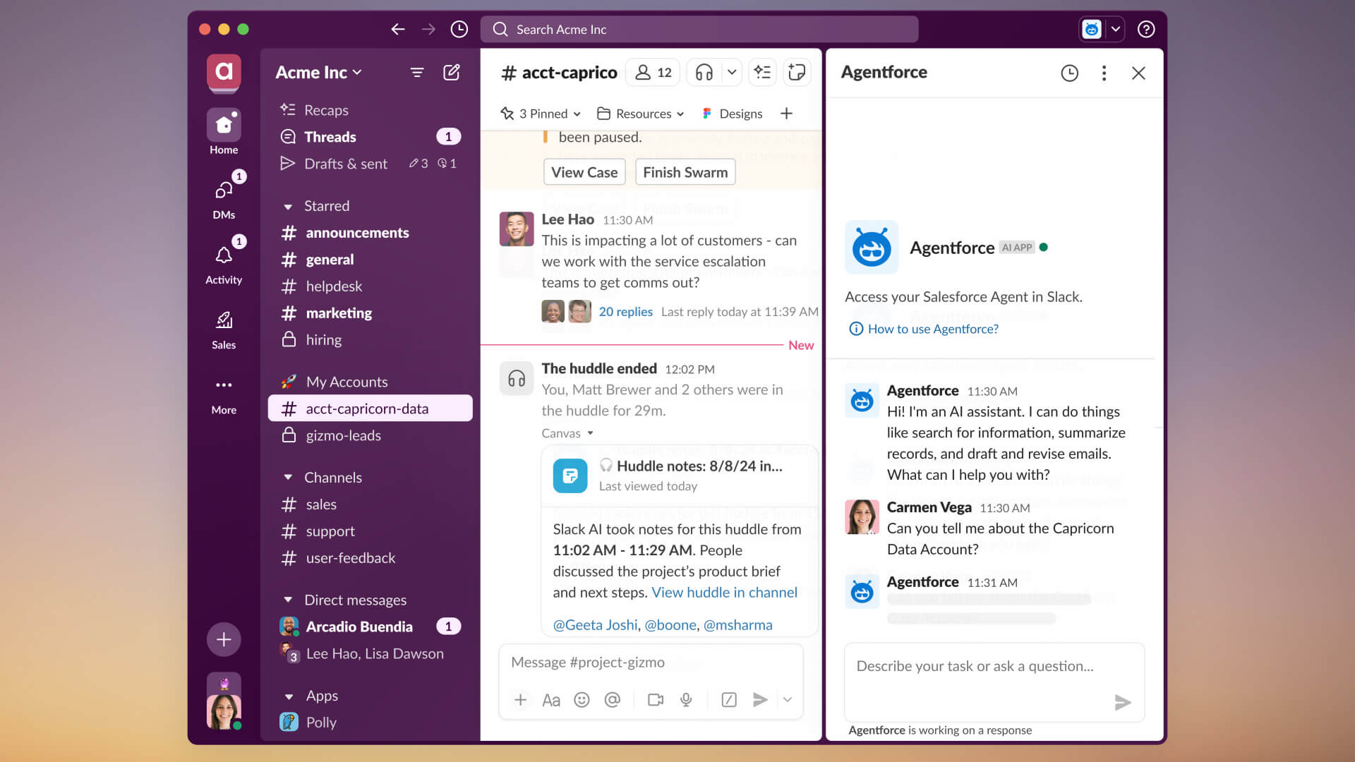 Slack: AI assistant for communication efficiency