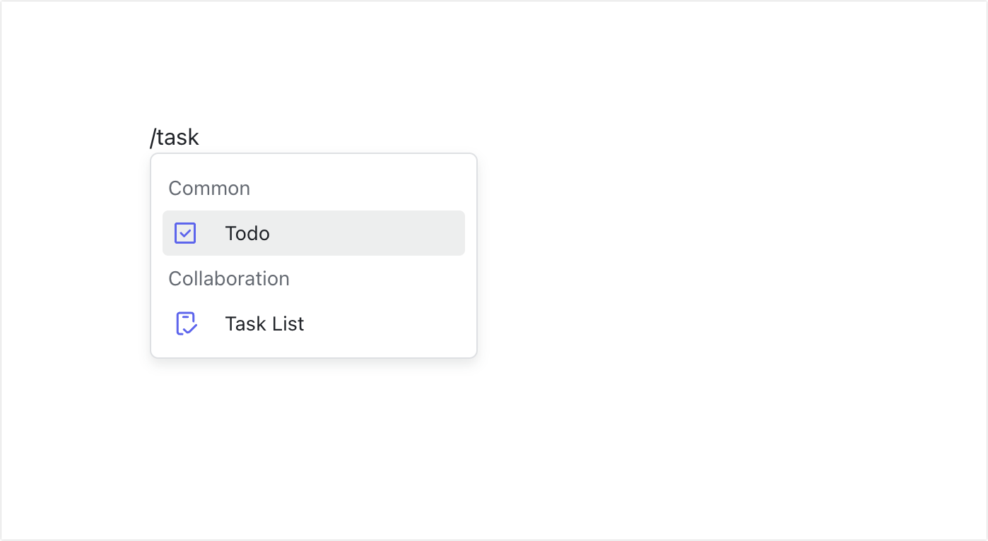 Create and manage tasks in Docs