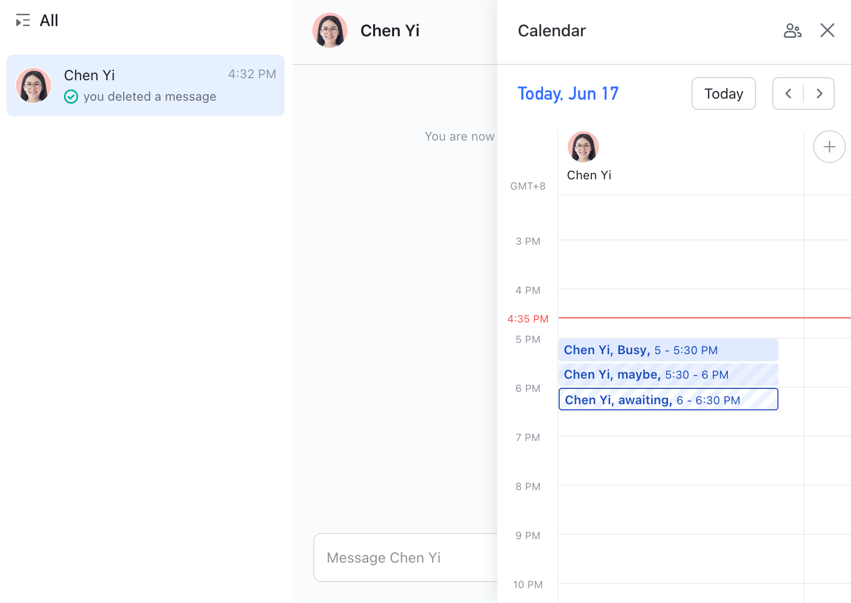 Link data to Lark Calendar meetings