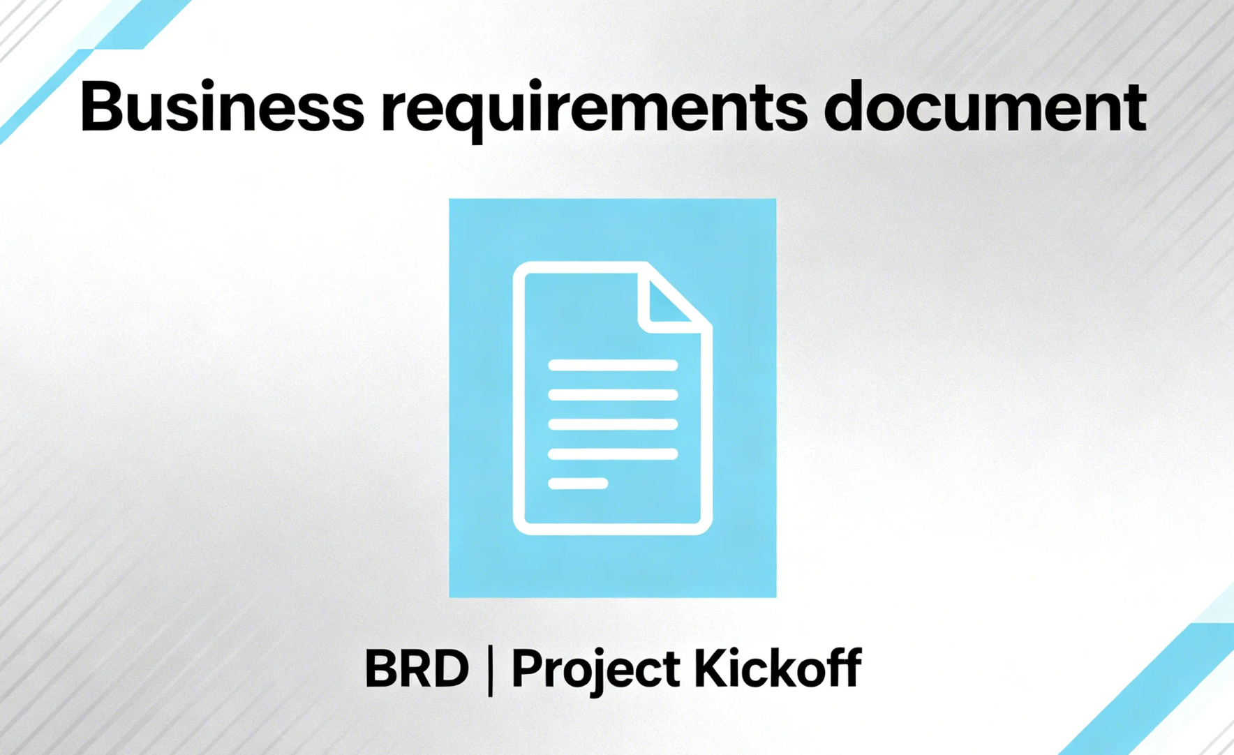 business requirements document