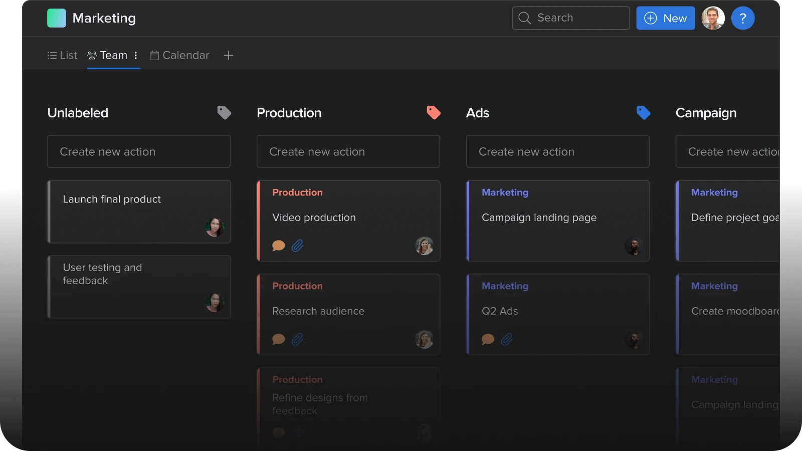 Hive teamwork management