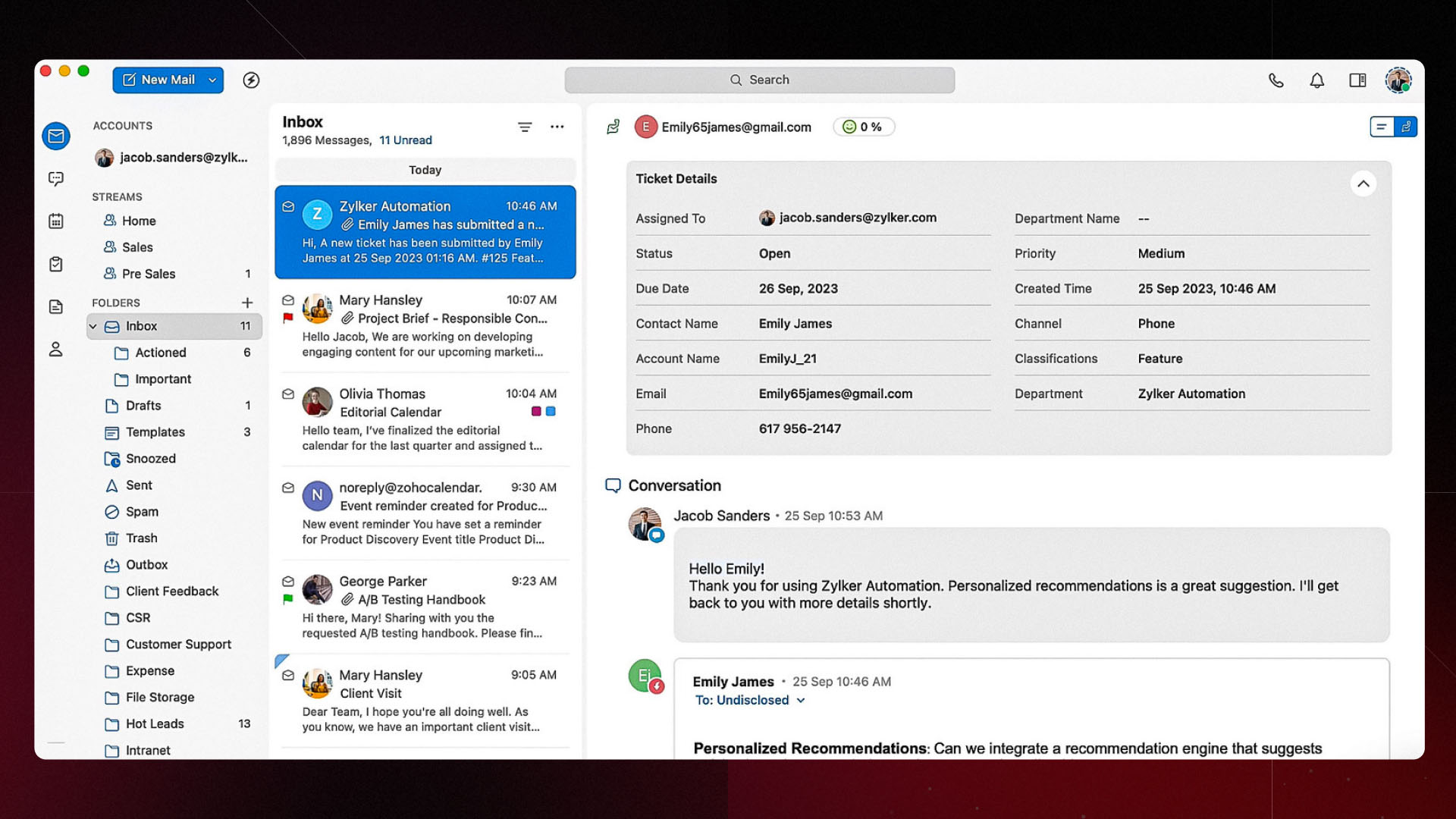 Zoho Cliq: Chat platform for Zoho ecosystem users