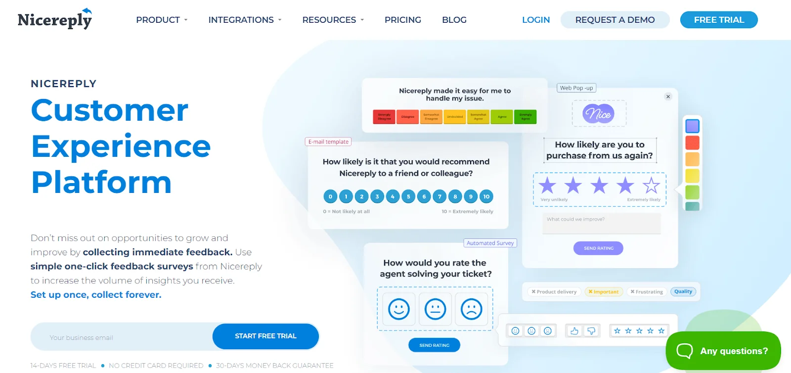Nicereply: Customer feedback software