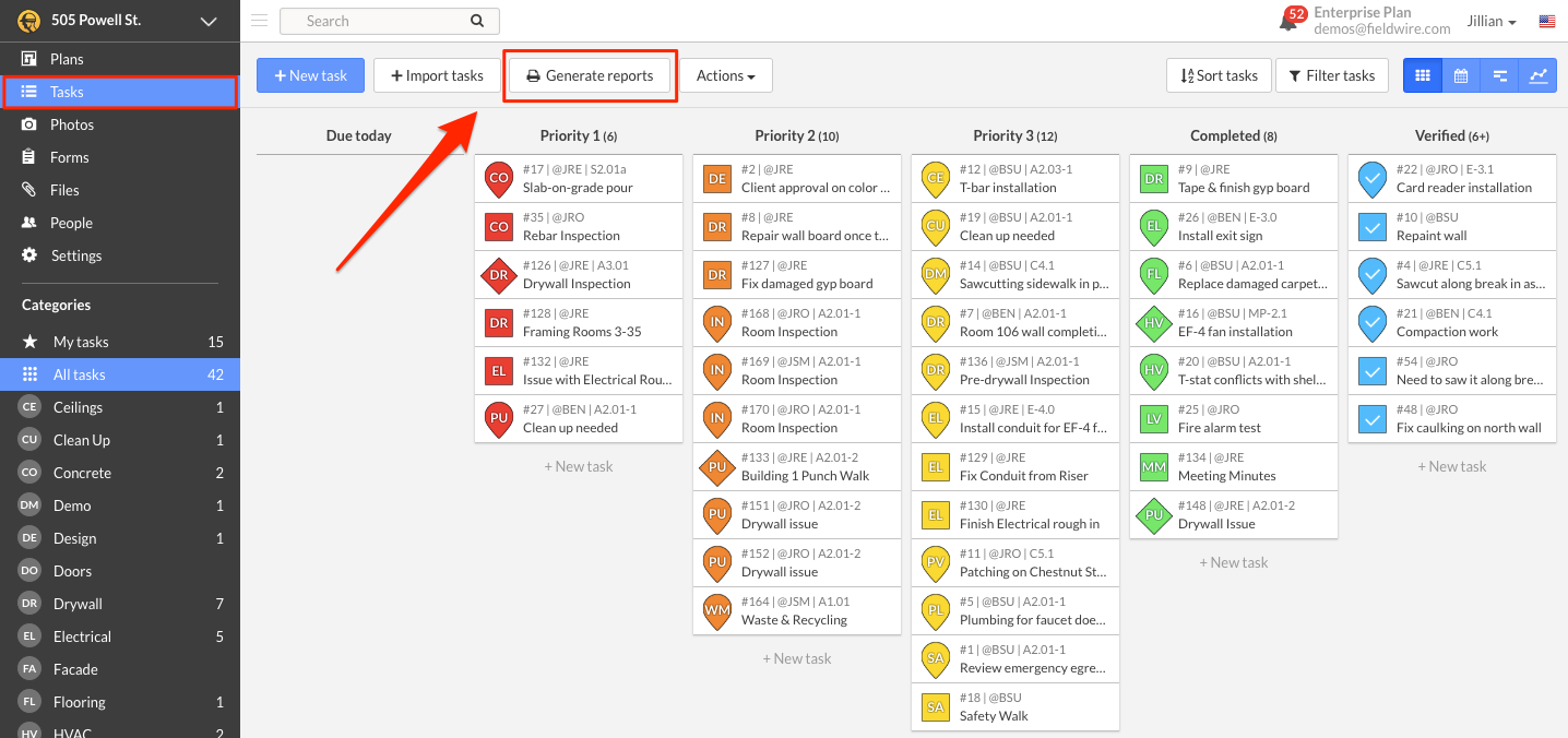Fieldwire: Field coordination and punchlists