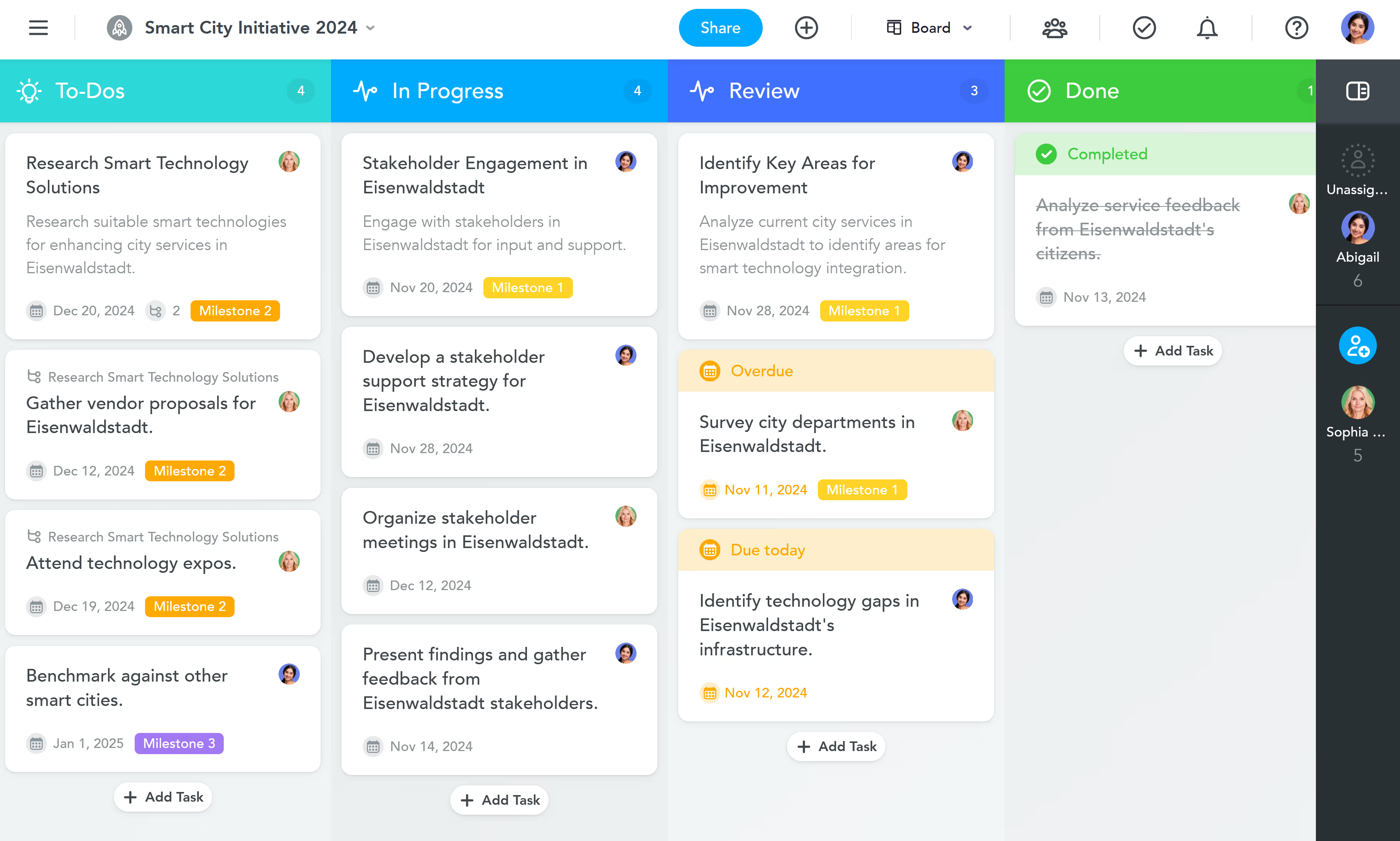 MeisterTask is the best for visual project boards