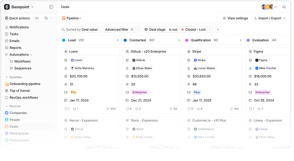 Attio CRM for venture capital