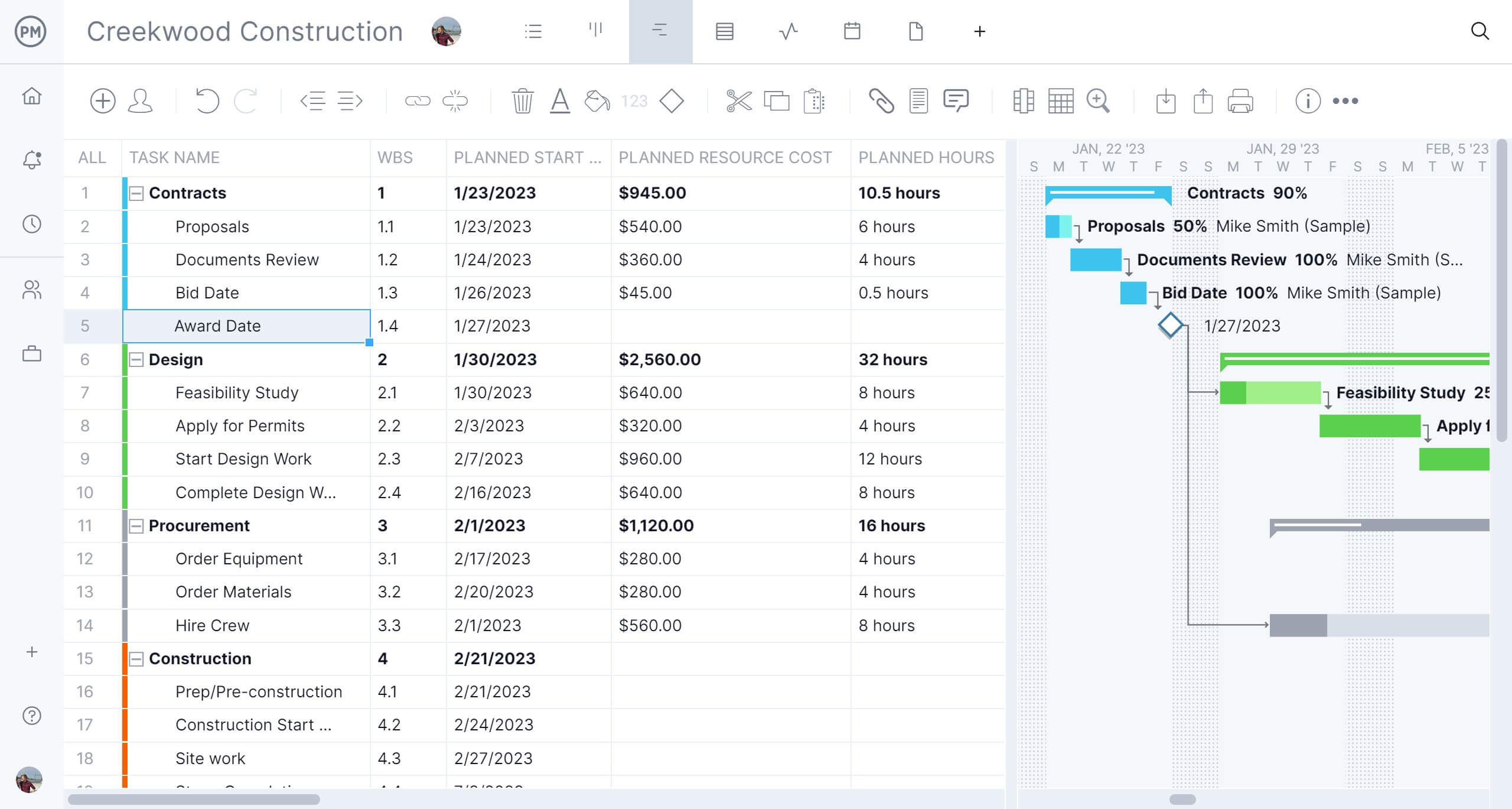 Microsoft planner project management tool