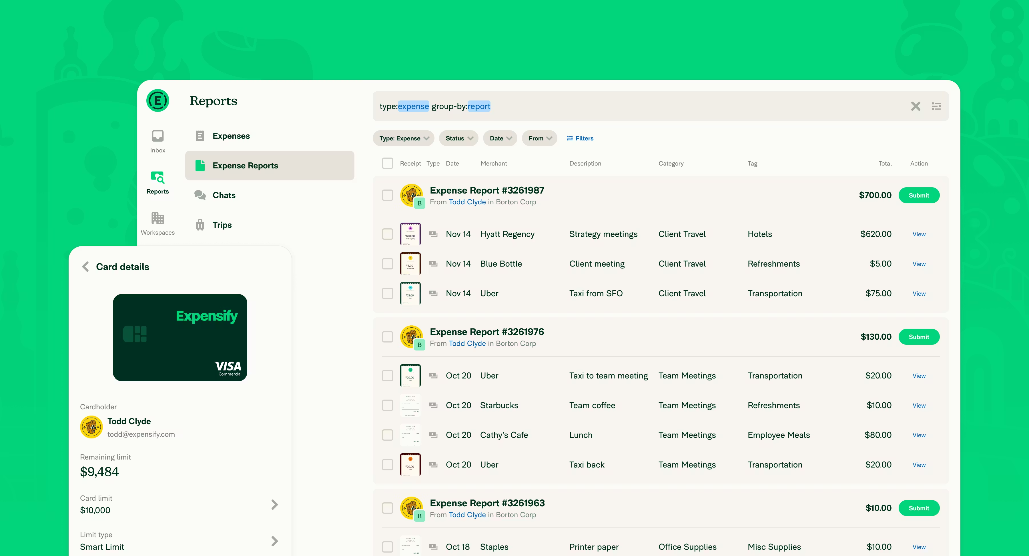 Expensify overview
