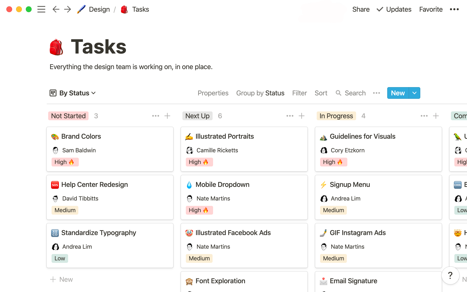 Notion custom task systems that center around documentation