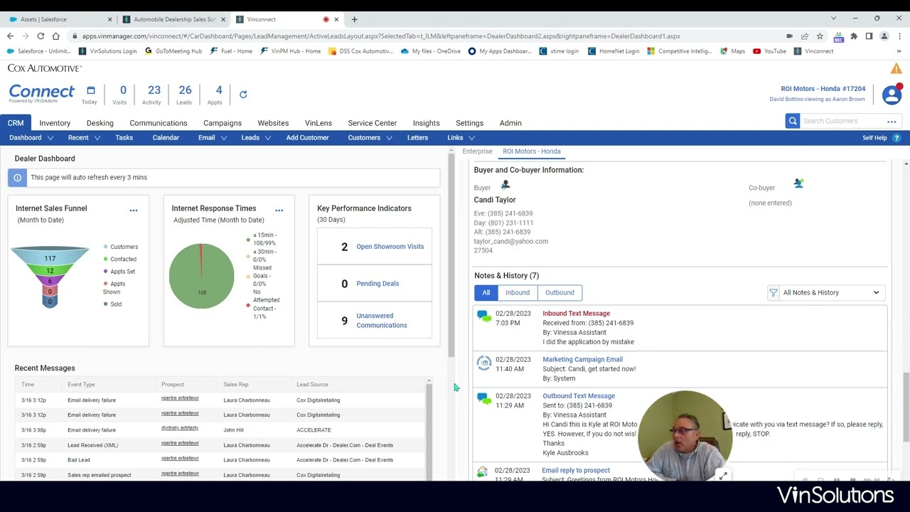 VinSolutions complete view for dealers