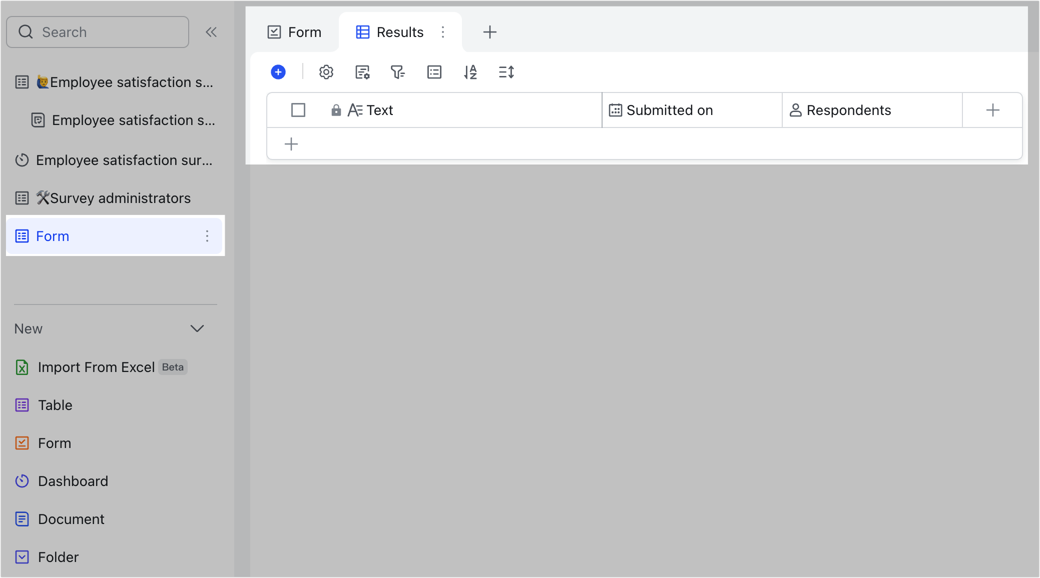 Use form views in Base