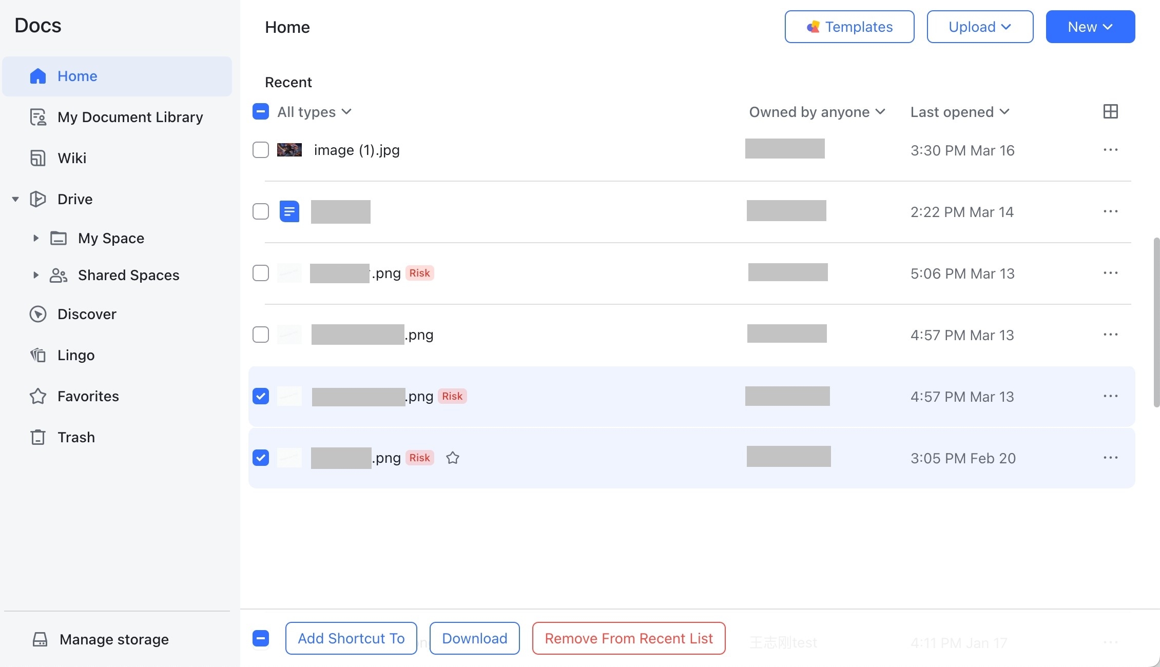 Admin | Set up file security detection