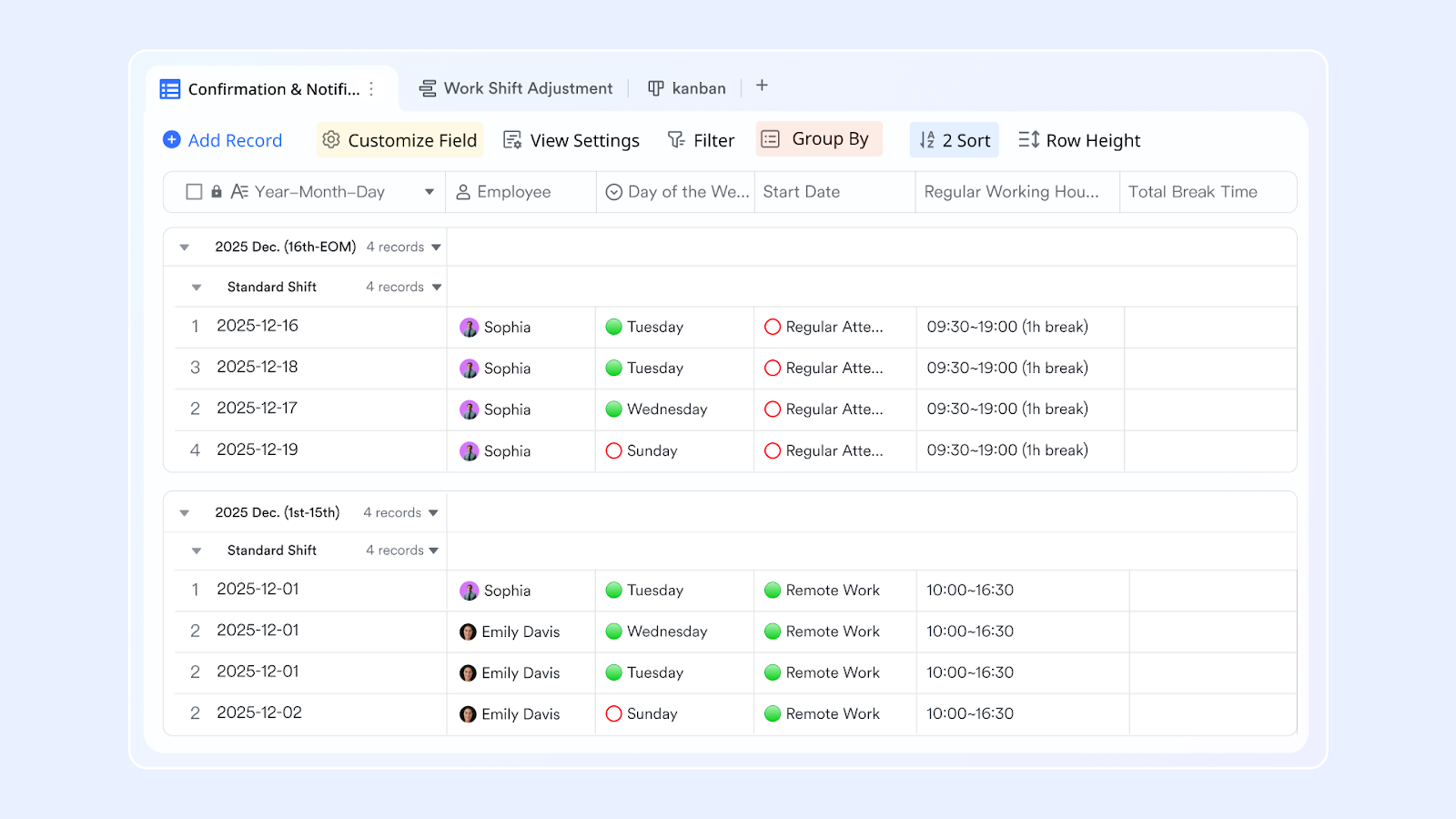 Lark Base for Cloud-based customer database