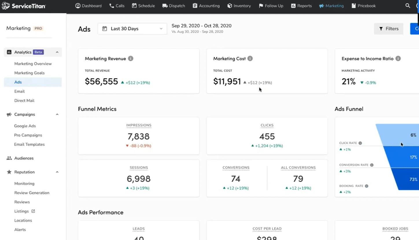 ServiceTitan end-to-end FSM platform for contractors and trade businesses