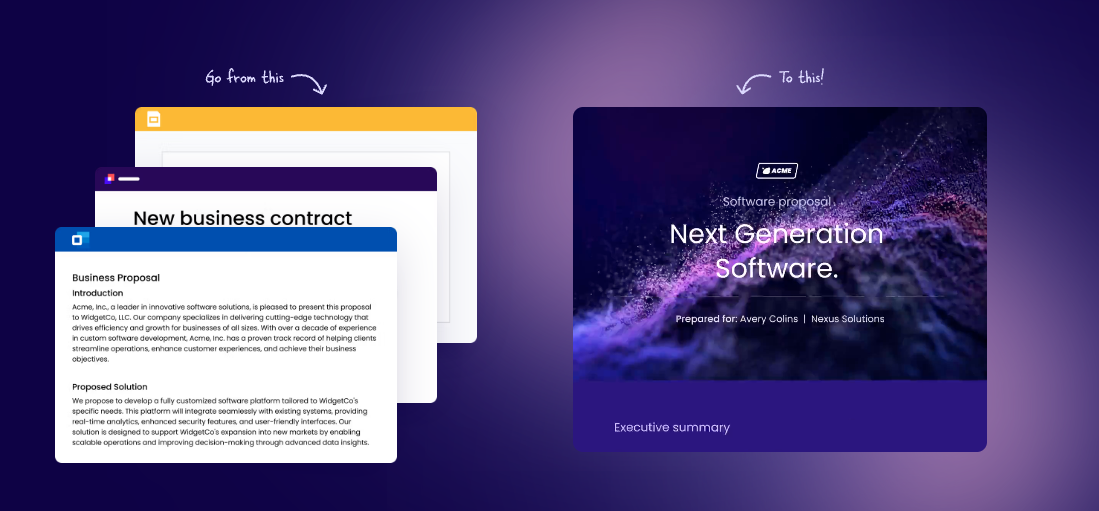Qwilr: Interactive web-based quotin