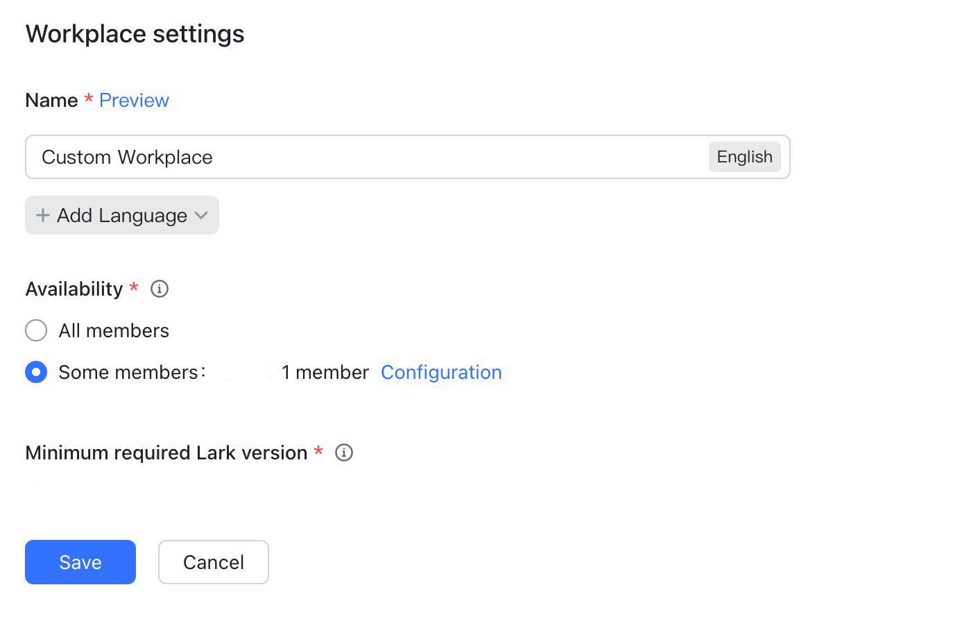 Publish and enable a Custom Workplace