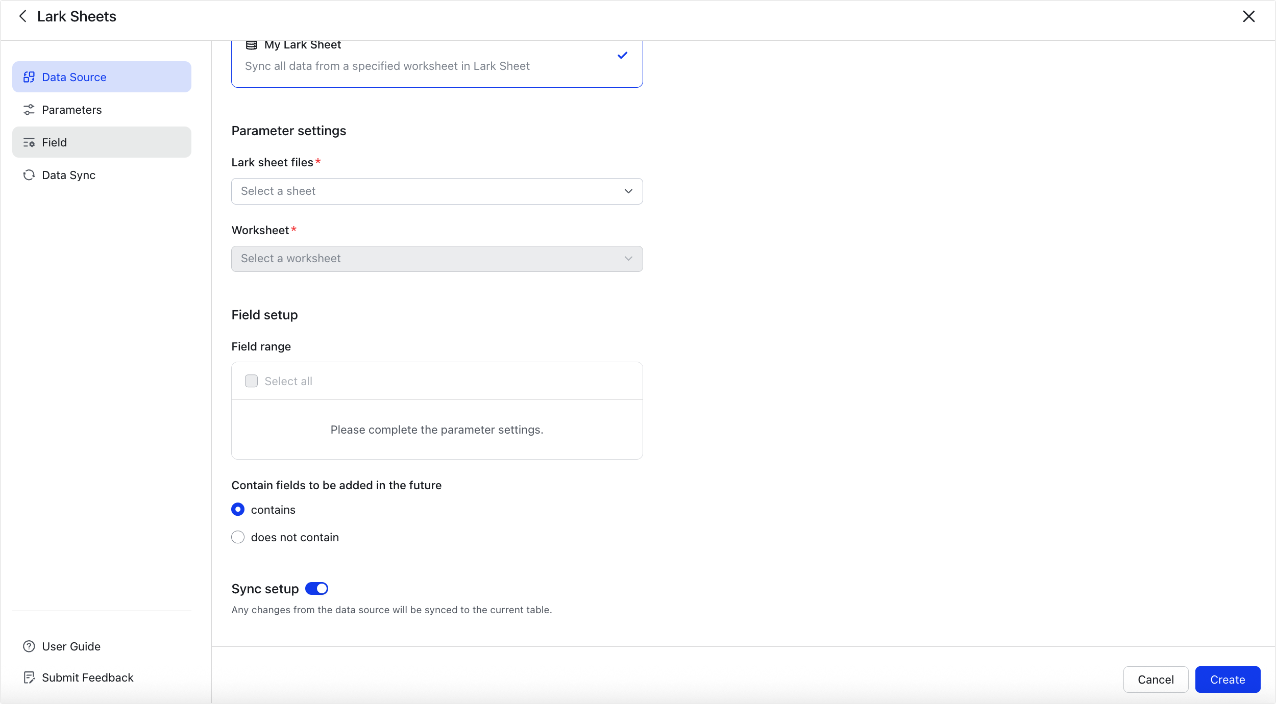 Sync data from Sheets to Base