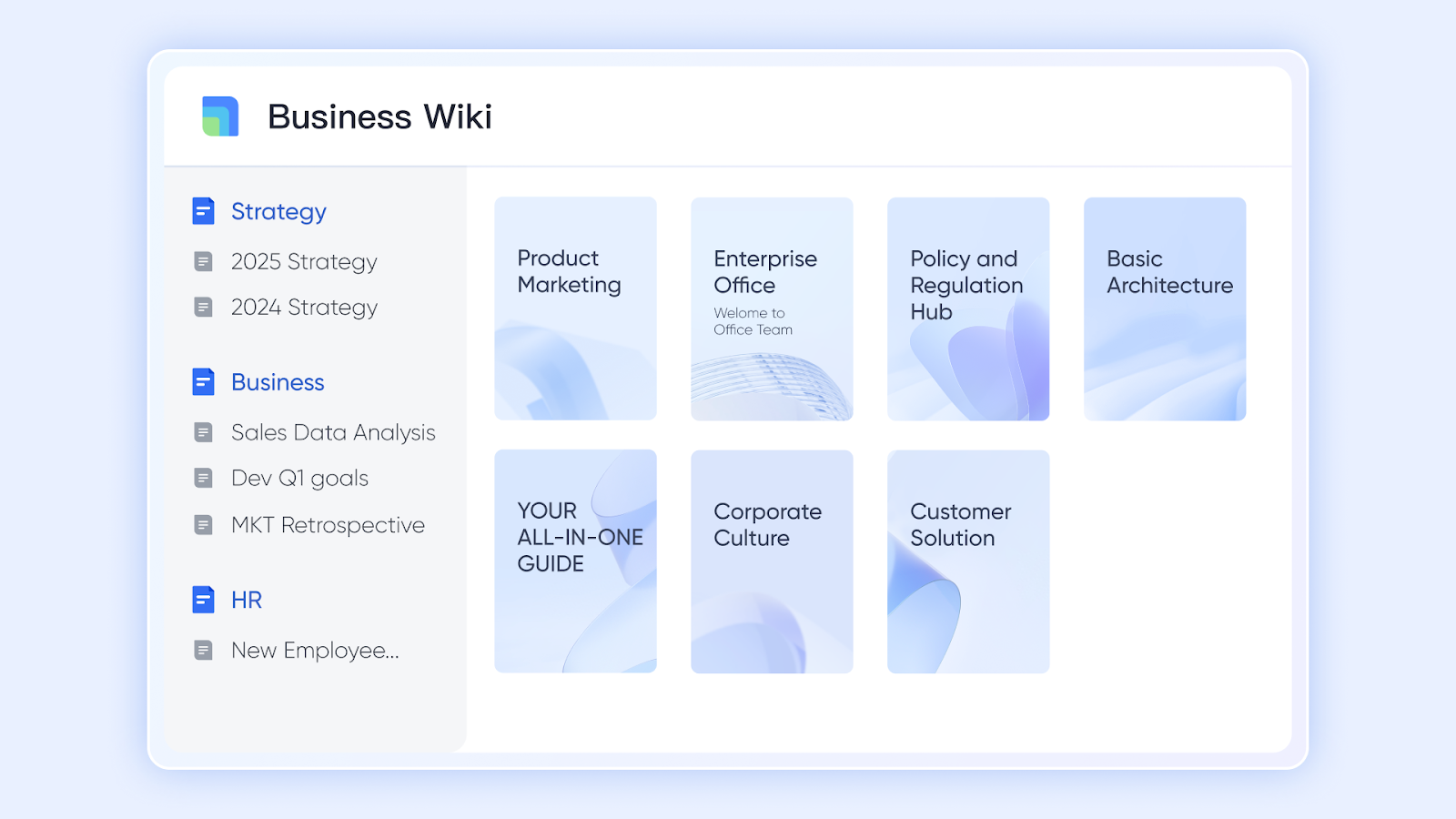 Lark Wiki is a knowledge hub good for storing lists.