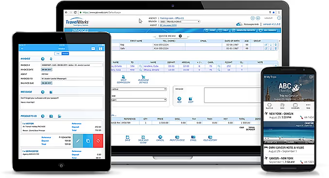 TravelWorksSolution CRM booking management for agencies