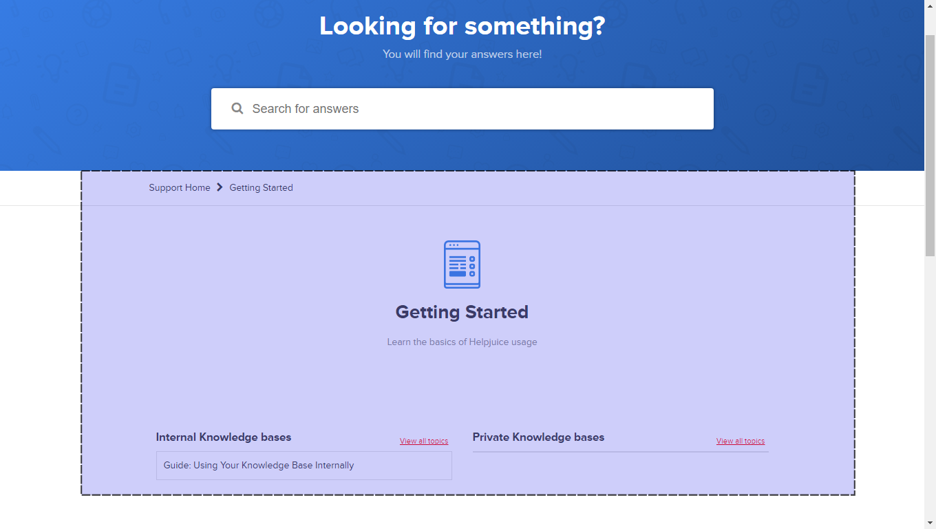 Helpjuice: Dedicated knowledge base platform