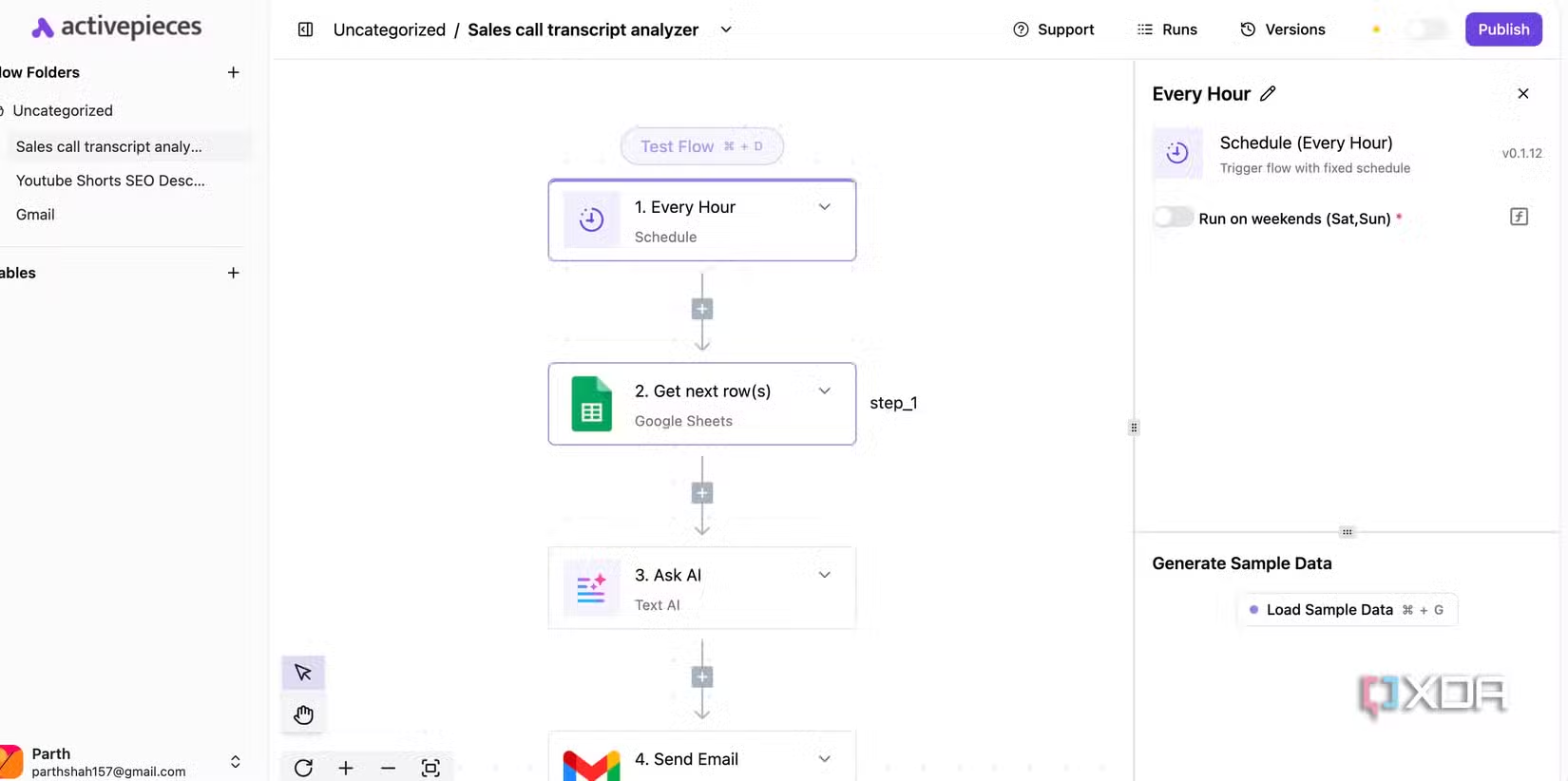Activepieces AI workflow platform