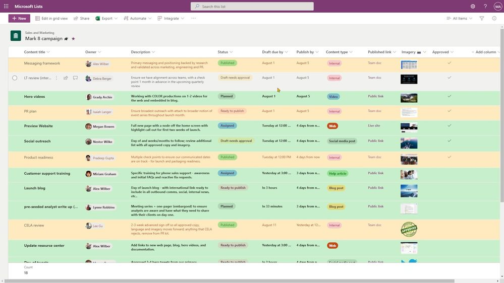 Microsoft Lists