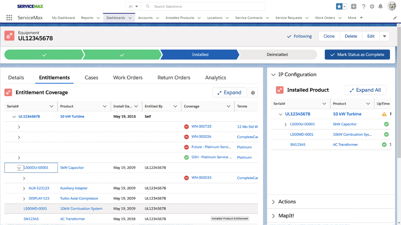 Cloud-based FSM with asset-centric operations management