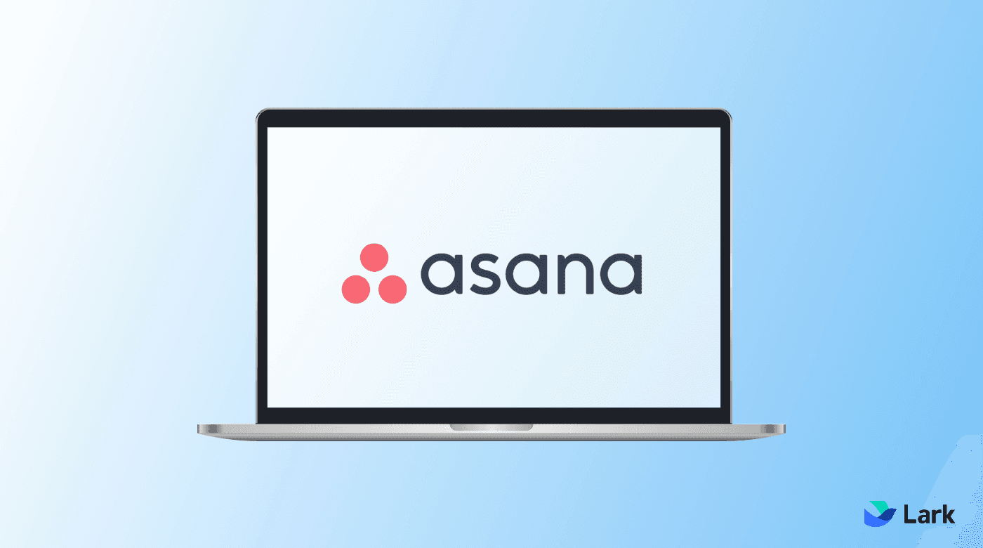 Asana logo on a laptop