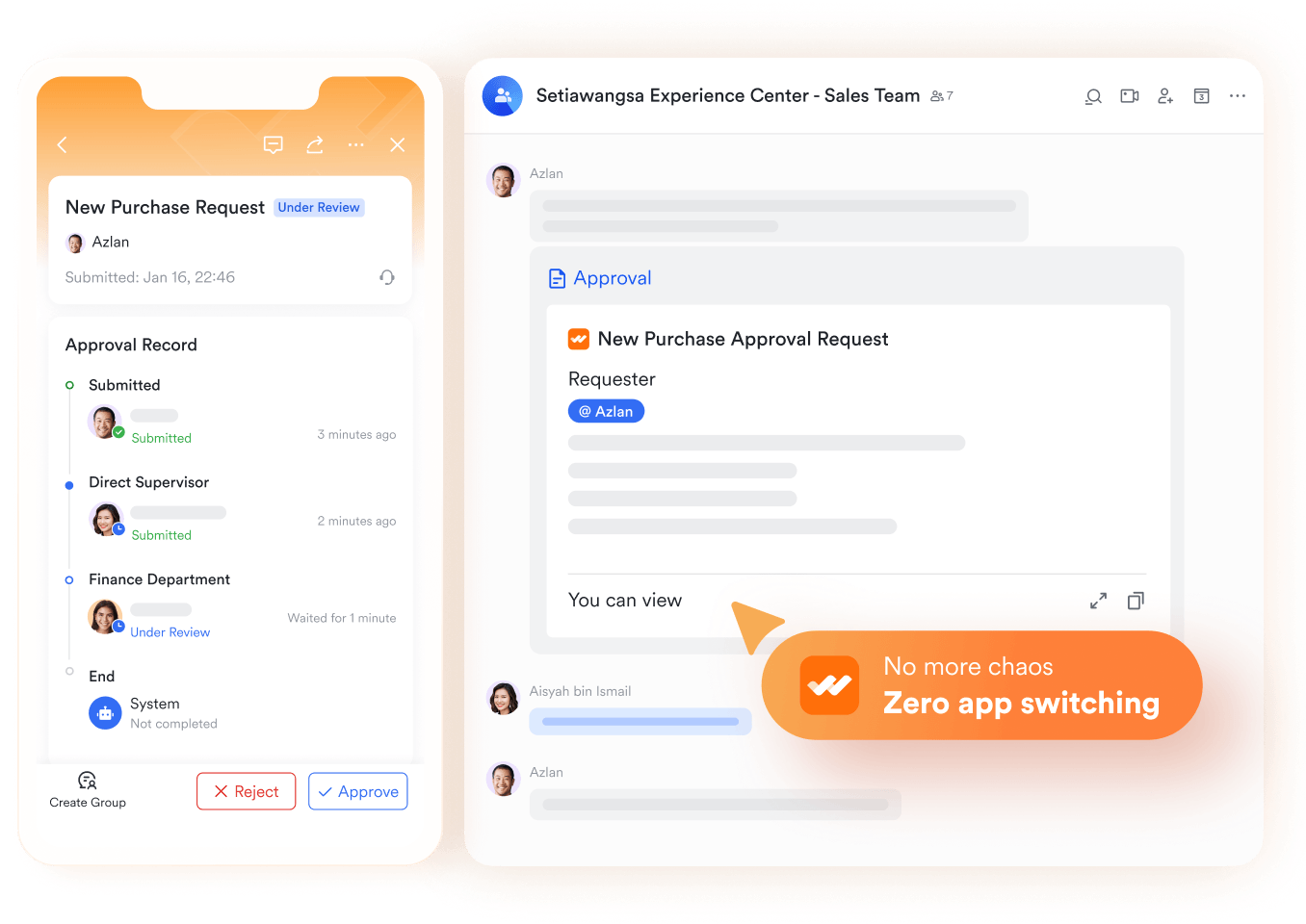 Lark Approval for automation