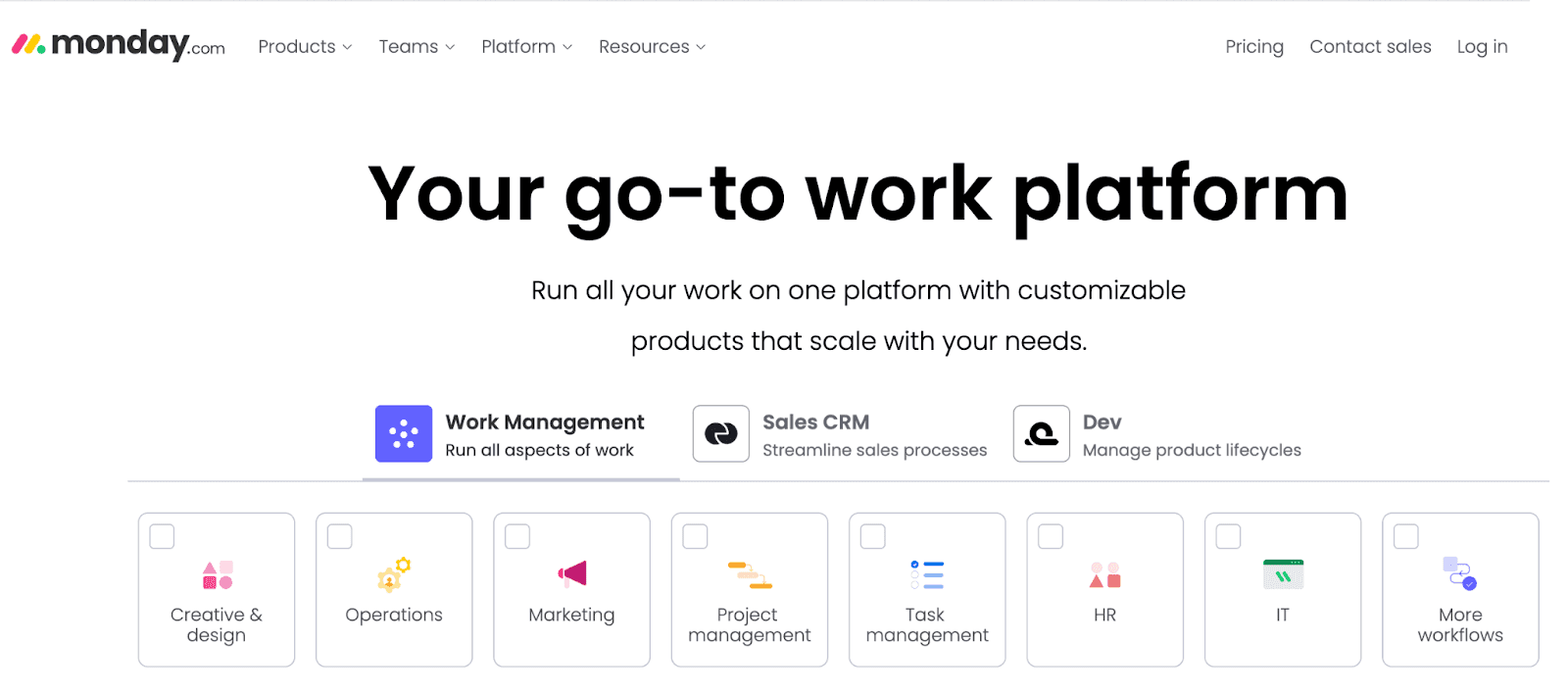 Monday.com project management tool