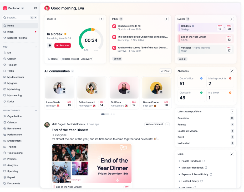 FactorialHR software