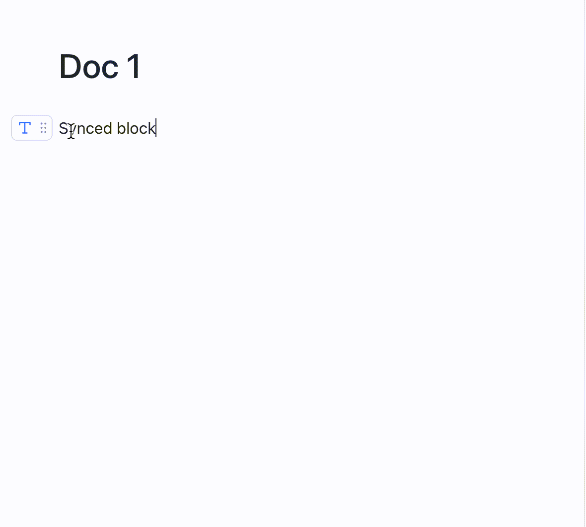 Use synced blocks in Docs