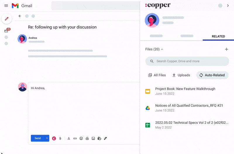 Copper CRM integration with Google Workspace