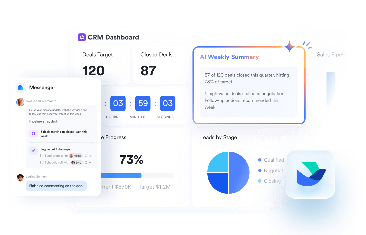Lark is the best Airtable alternative that connects structured data to chat, documents, meetings, and approvals.