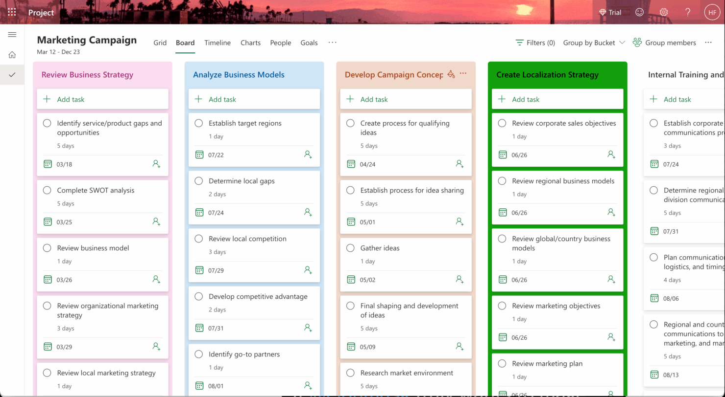 Microsoft Project overview