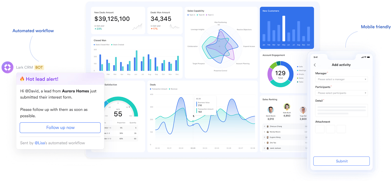 Lark as a perfect insurance CRM
