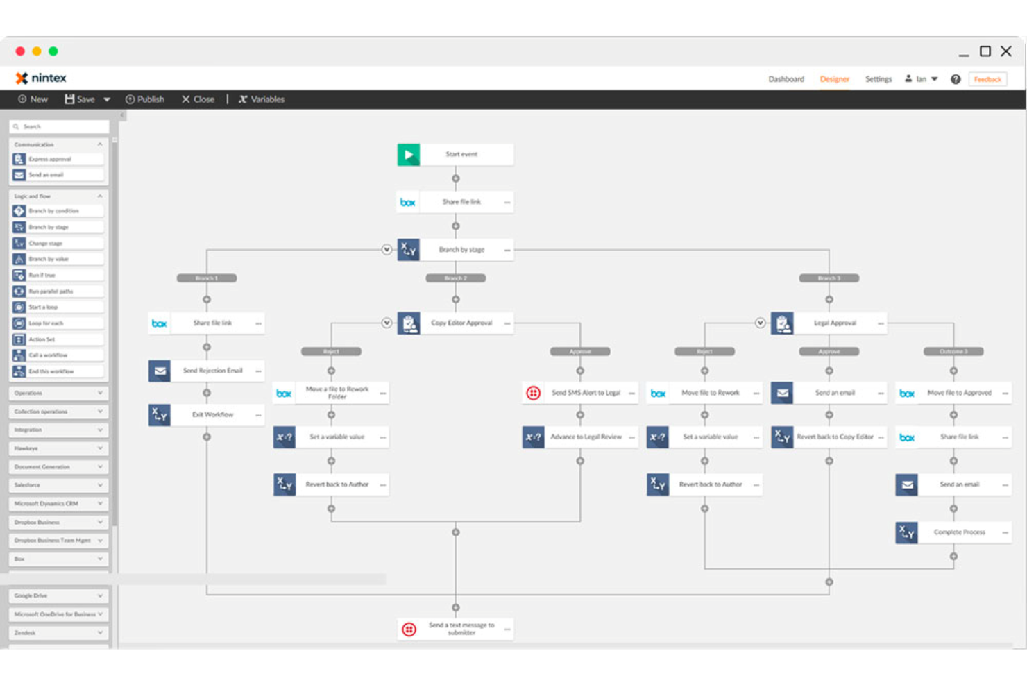 Nintex enterprise workflow tool