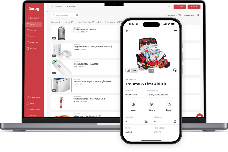 Sortly is a user-friendly auto inventory management software