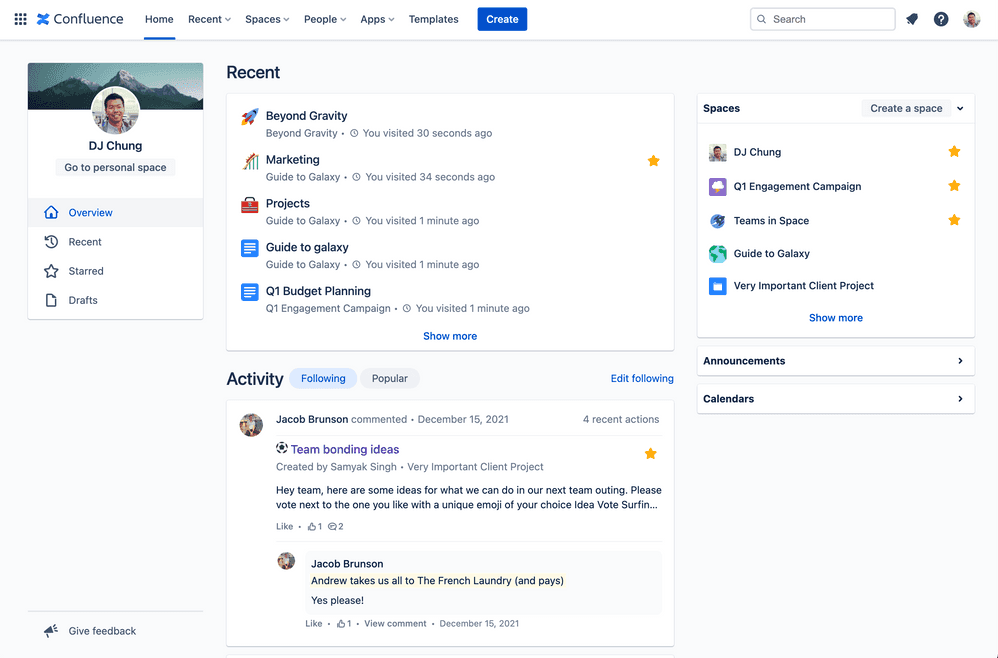 Knowledge sharing community