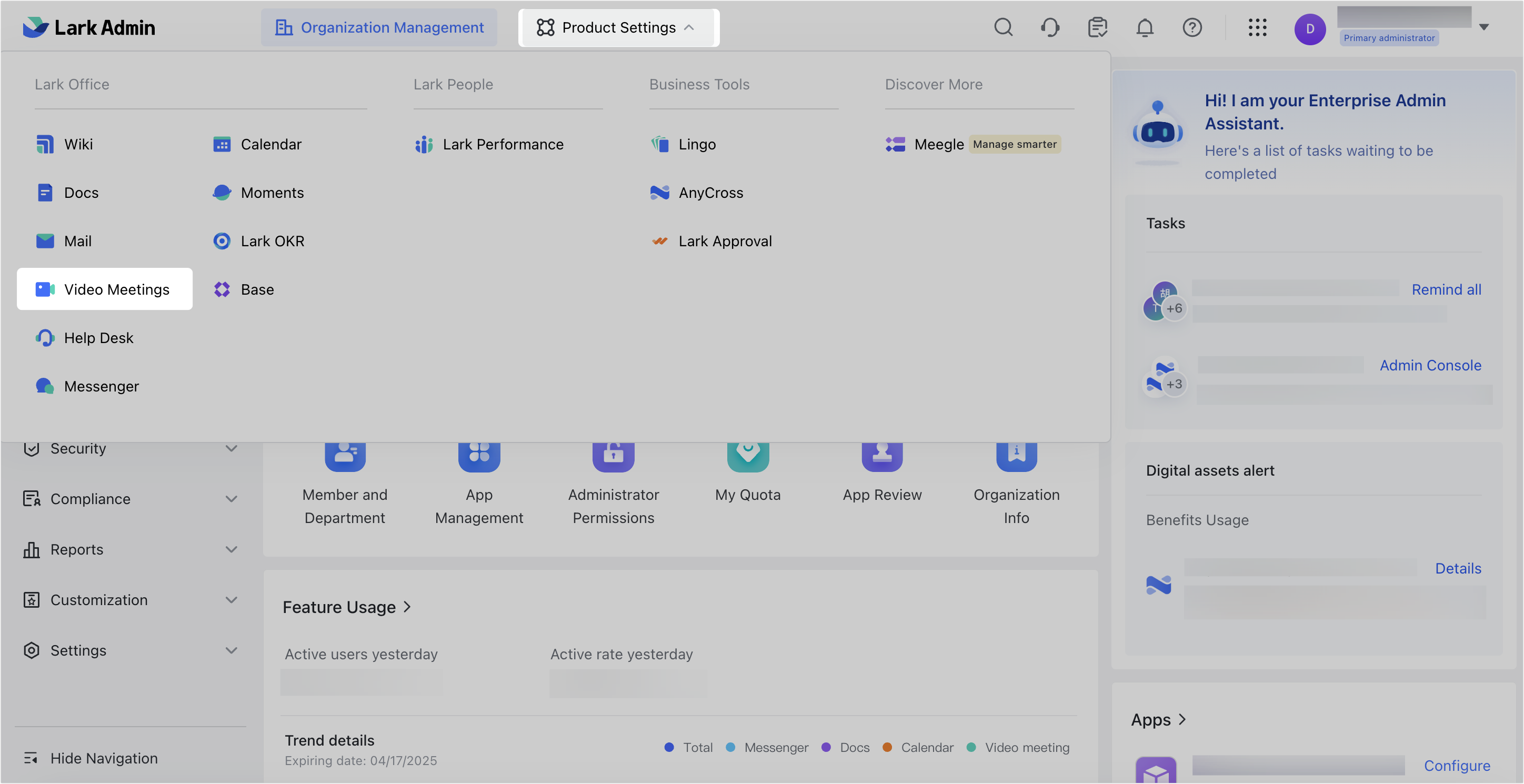 Admin | Set the usage quota for AI Notes